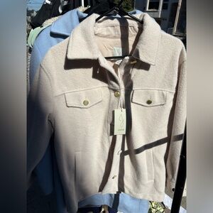 Joie Light Beige Utility Jacket